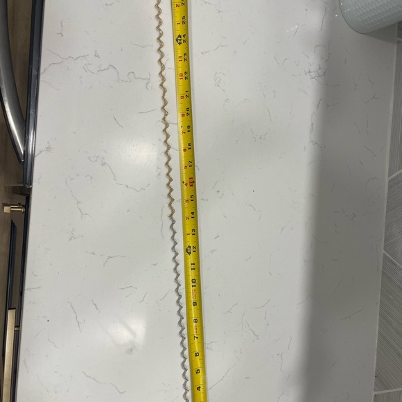 14 K Gold 2-tone open necklace - Picture 6 of 7